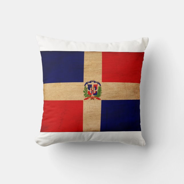 Almofada Bandeira da República Dominicana (Frente)