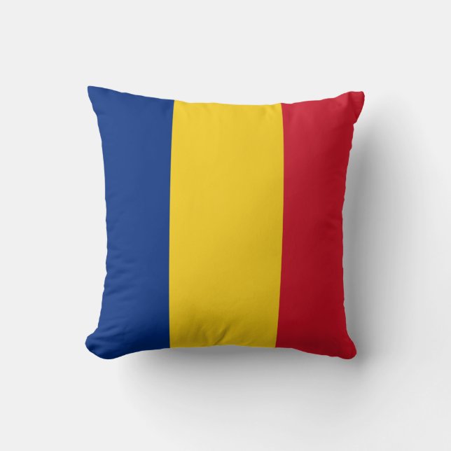 Almofada Bandeira da Romênia (romena) (Frente)