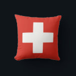 Almofada Bandeira da Suiça<br><div class="desc">Bandeira da Suiça</div>