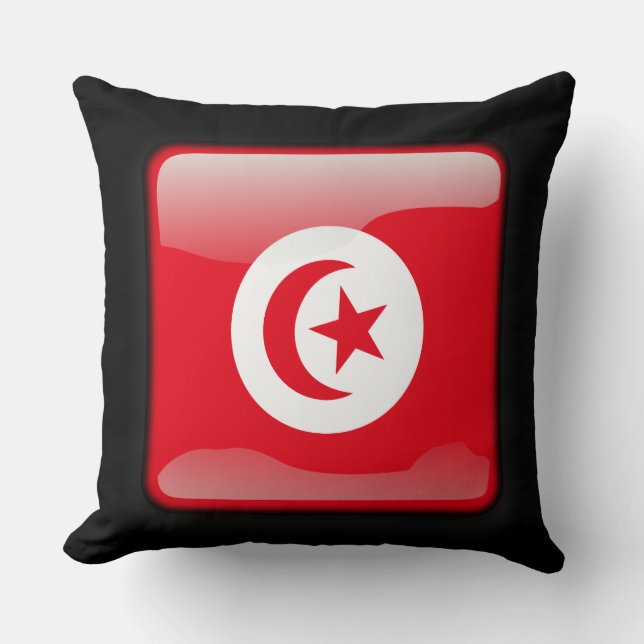 Almofada Bandeira da Tunísia (Frente)