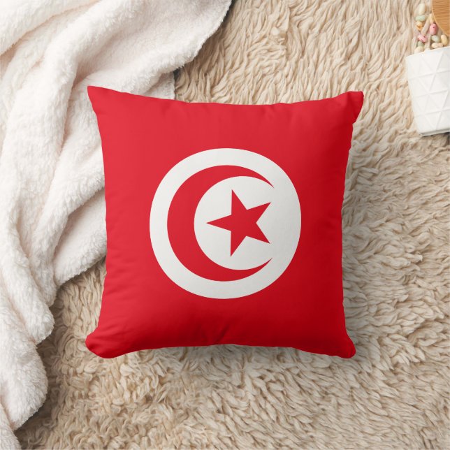 Almofada Bandeira da Tunísia (Cobertor)