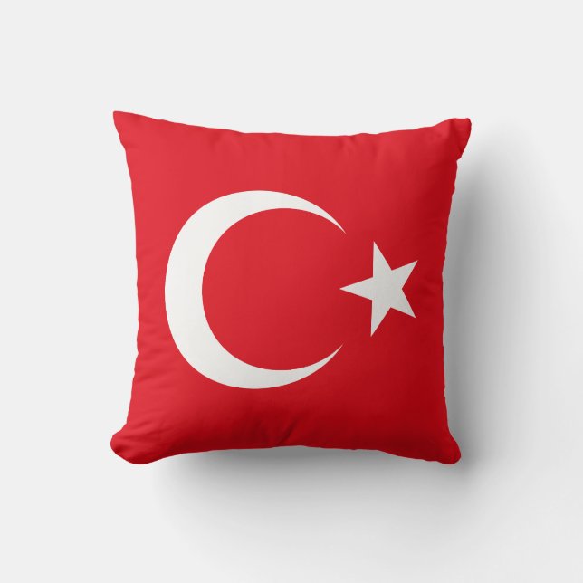 Almofada Bandeira da Turquia (Frente)