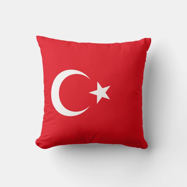 Almofada Bandeira da Turquia (Frente)