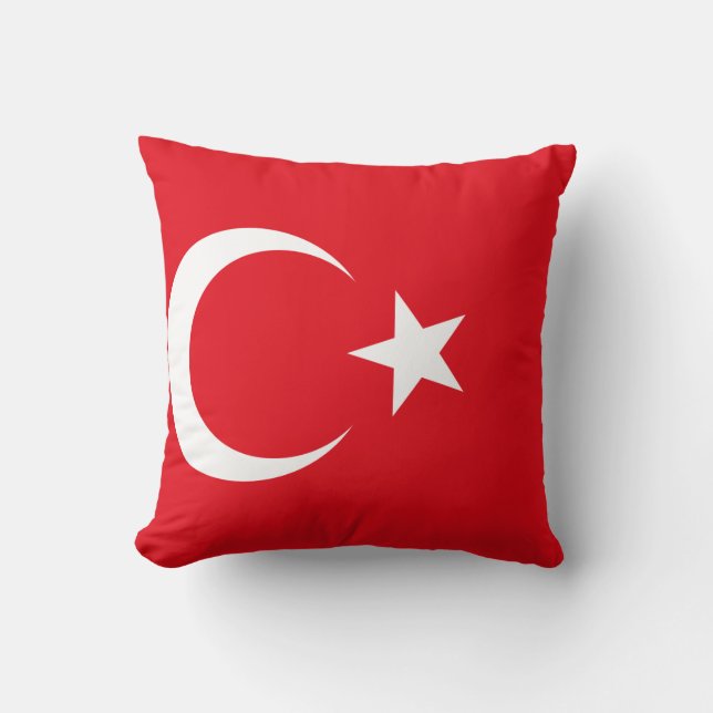 Almofada Bandeira da Turquia (Frente)