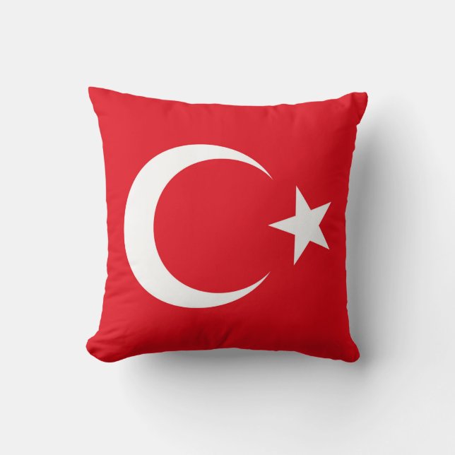 Almofada Bandeira da Turquia (Frente)