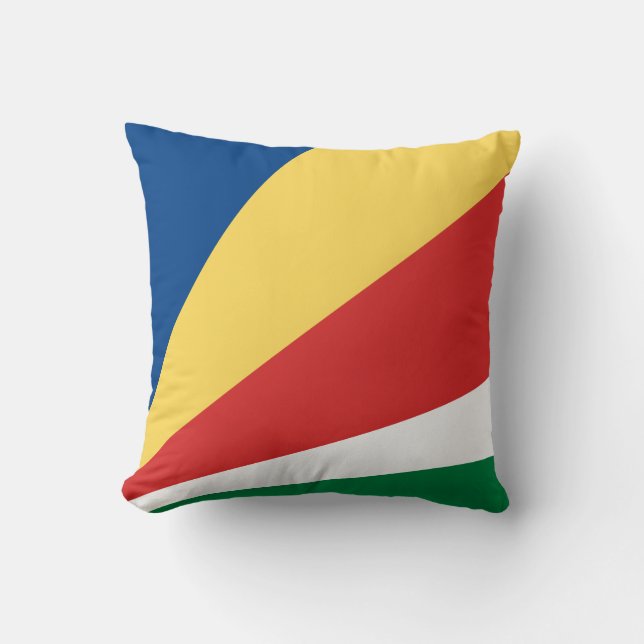 Almofada Bandeira das Seychelles (Frente)