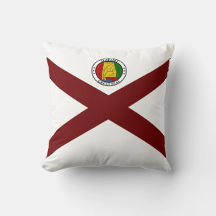 Almofada Bandeira de Alabama