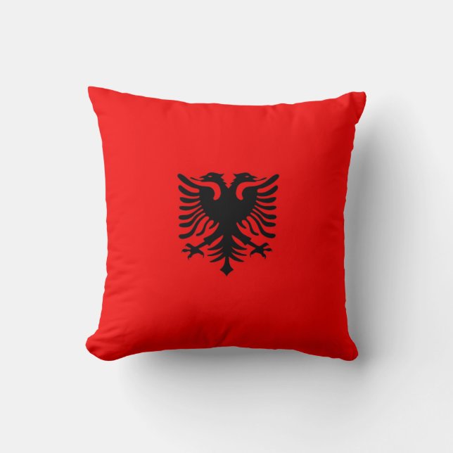 Almofada Bandeira de Albânia (Frente)