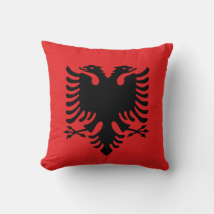 Almofada Bandeira de Albânia, travesseiro de MoJo do