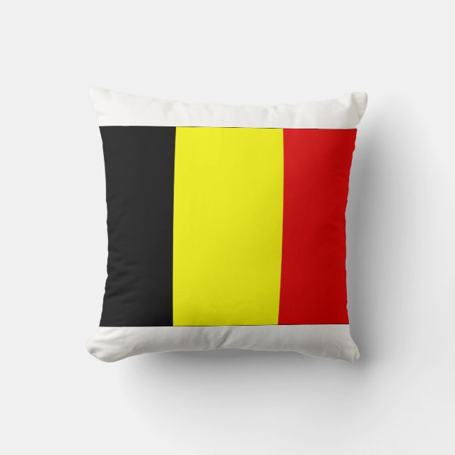 Almofada Bandeira de Bélgica (Frente)