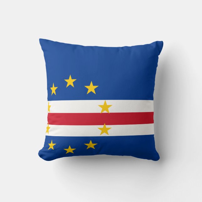 Almofada Bandeira de Cabo Verde (Frente)