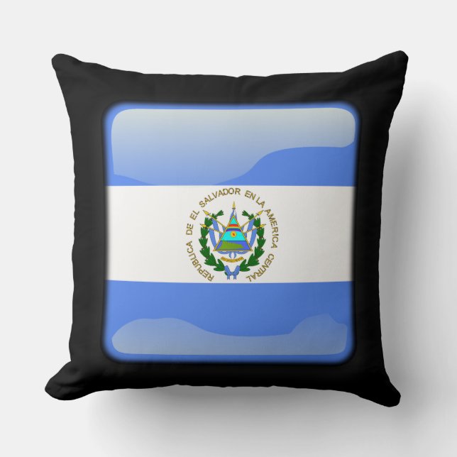 Almofada Bandeira de El Salvador (Frente)