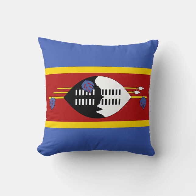 Almofada Bandeira de Essuatíni (Frente)