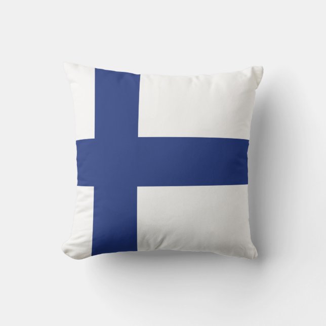 Almofada Bandeira de Finlandia (Frente)