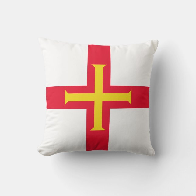 Almofada Bandeira de Guernsey (Frente)