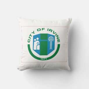 Almofada Bandeira de Irvine, Califórnia