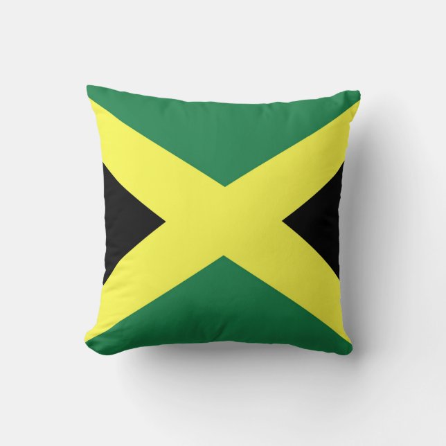 Almofada Bandeira de Jamaica (Frente)