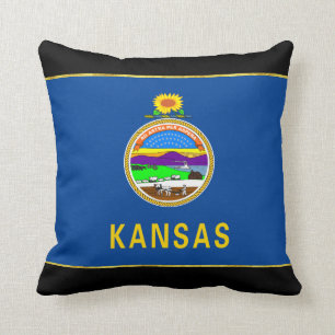 Almofada Bandeira de Kansas