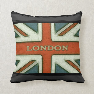 Almofada Bandeira de Londres Ingleses