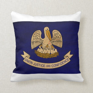 Almofada Bandeira de Louisiana