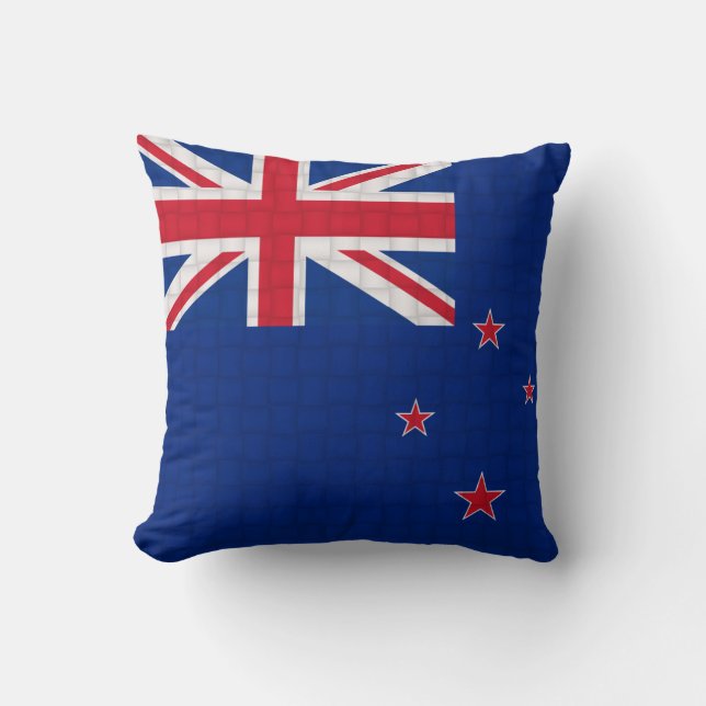 Almofada Bandeira de Nova Zelândia (Frente)