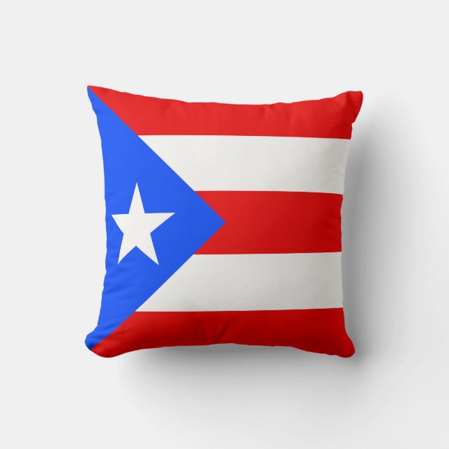 Almofada Bandeira de Porto Rico (Frente)