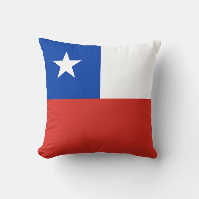 Almofada Bandeira do Chile (Frente)