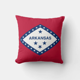 Almofada Bandeira do estado do Arkansas