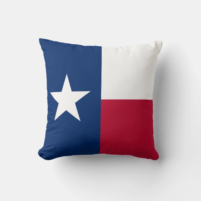 Almofada Bandeira do Estado do Texas (Frente)