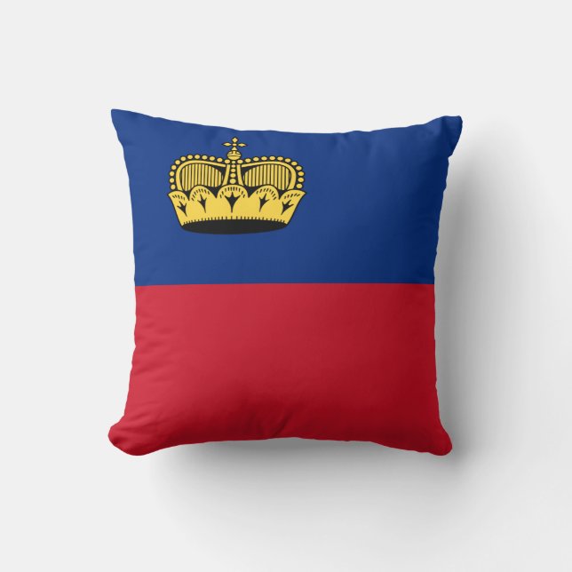 Almofada Bandeira do Liechtenstein (Frente)