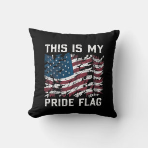 Almofada Bandeira do Orgulho Americano Patriota EUA