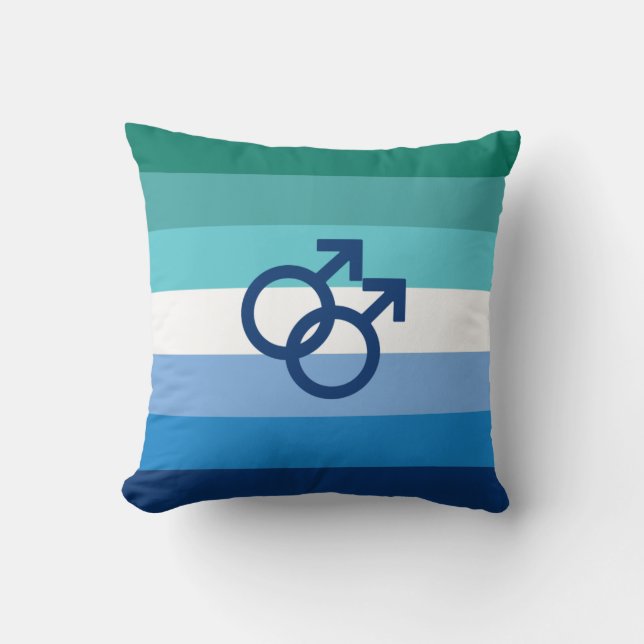 Almofada Bandeira do Orgulho Gay MLM (Frente)
