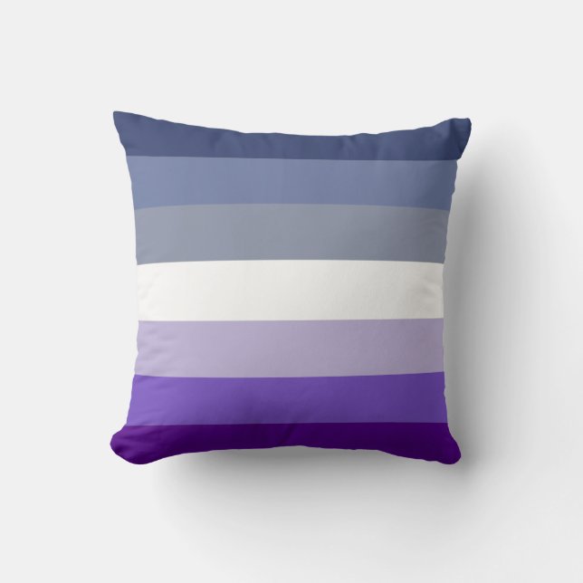 Almofada Bandeira do Orgulho Lésbico Masculino (Frente)