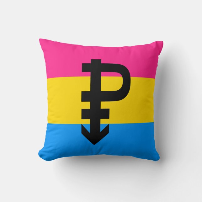 Almofada Bandeira do Orgulho Pansexual (Frente)