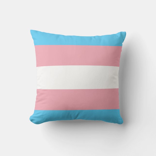 Almofada Bandeira do Orgulho Transgênero (Frente)