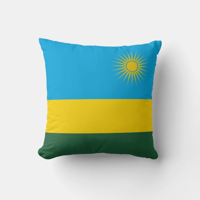 Almofada Bandeira do Ruanda (Frente)