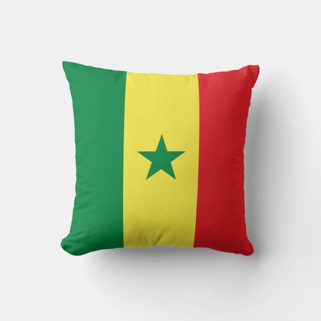 Almofada Bandeira do Senegal (Frente)