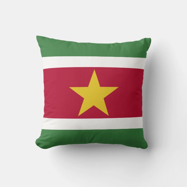 Almofada Bandeira do Suriname (Frente)