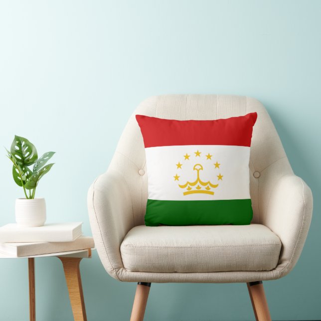 Almofada Bandeira do Tajiquistão (Cadeira)