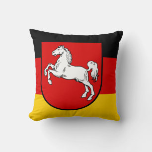 Almofada Bandeira do Travesseiro decorativo da Baixa Saxóni
