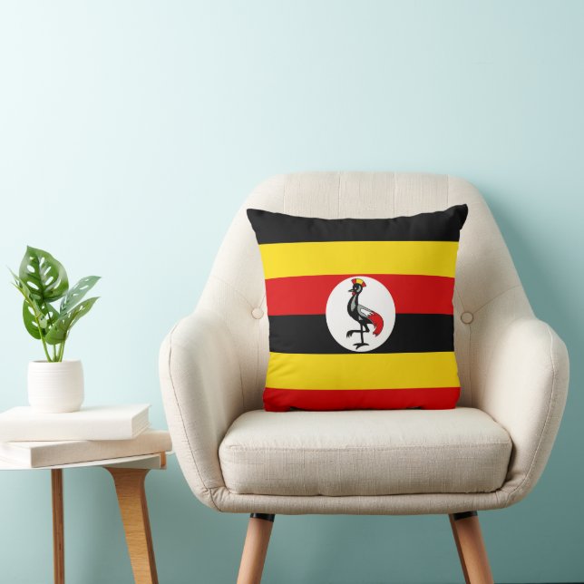 Almofada Bandeira do Uganda (Cadeira)