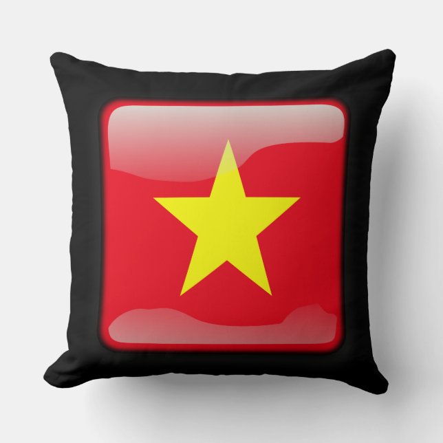 Almofada Bandeira do Vietname (Frente)