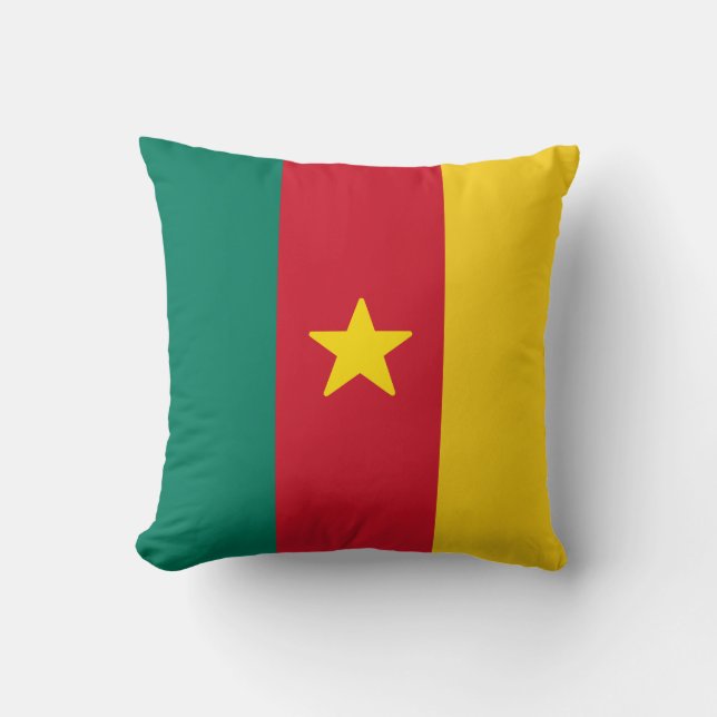 Almofada Bandeira dos Camarões (Frente)