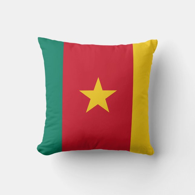 Almofada Bandeira dos Camarões (Frente)