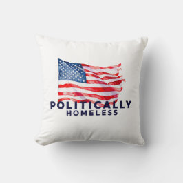 Almofada Bandeira dos EUA sem lar político América Estados 
