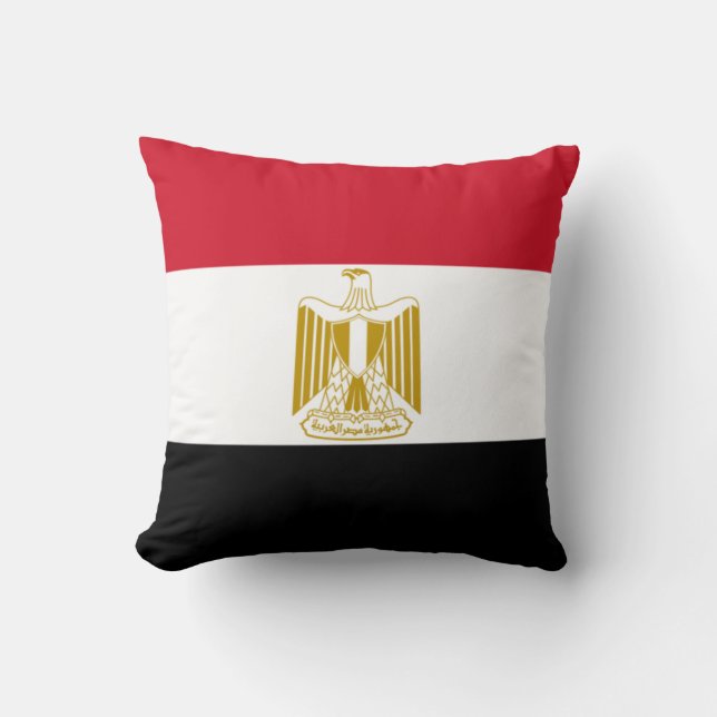 Almofada Bandeira egípcia (Frente)