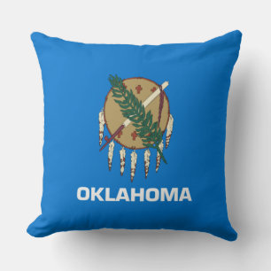 Almofada Bandeira Estadual de Oklahoma
