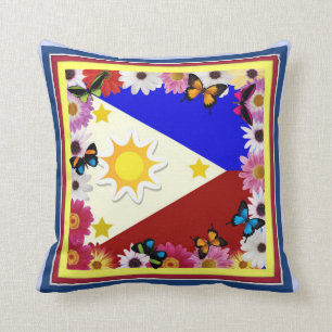 Almofada Bandeira filipino - travesseiro filipino do design