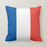 Almofada Bandeira francesa<br><div class="desc">Travesseiro com a bandeira da França. Excelente para francófilos,  jogos de futebol,  ou uma festa do Dia da Bastilha,  14 de julho! Vive la France!</div>