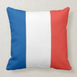 Almofada Bandeira francesa<br><div class="desc">Travesseiro com a bandeira da França. Excelente para francófilos,  jogos de futebol,  ou uma festa do Dia da Bastilha,  14 de julho! Vive la France!</div>